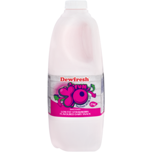Dewfresh FunYo Strawberry Flavoured Low Fat Dairy Snack 2kg