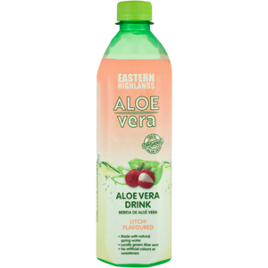 Eastern Highlands Litchi Flavoured Aloe Vera Drink 500ml
