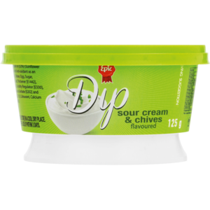Epic Fresh Sour Cream & Chives Dip 125g