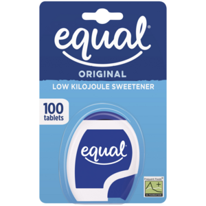 Equal Original Low Kilojoule Sweetener Tablets 100 Pack