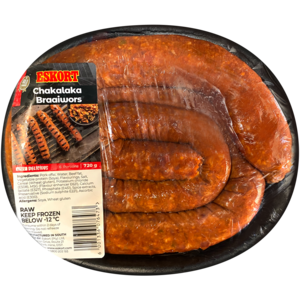 Eskort Frozen Chakalaka Braaiwors 720g