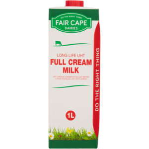 Fair Cape Dairies Long Life Full Cream Milk 1L