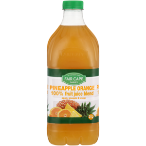 Fair Cape Dairies Pineapple Orange 100% Fruit Juice Blend 2L