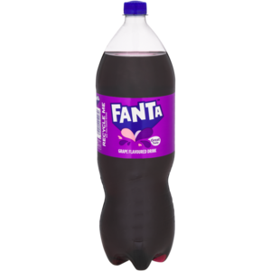 Fanta Grape Flavoured Sparkling Soft Drink Bottle 2L