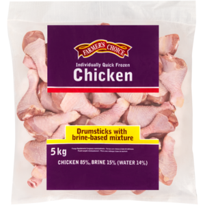 Farmer's Choice Frozen Chicken Drumsticks 5kg