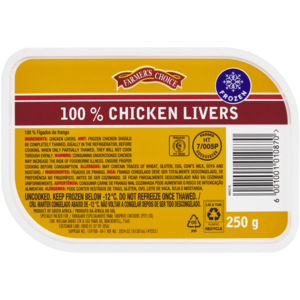 Farmer's Choice Frozen Chicken Livers 250g