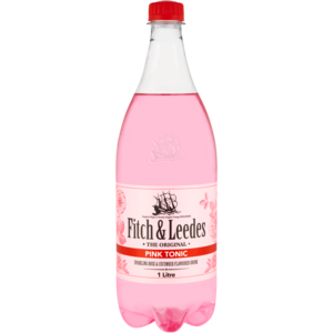 Fitch & Leedes Pink Tonic Sparkling Drink 1L