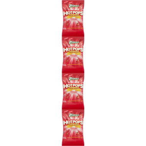 Frimax Hot Pops Tomato Chilli Flavoured Maize Snack 4 x 14g