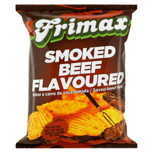 Frimax Smoked Beef Flavoured Potato Chips 125g