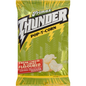 Frimax Thunder Cream Cheese & Chives Flavoured Pop-T-Corn 100g