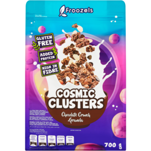 Froozels Cosmic Clusters Chocolate Crunch Granola 700g