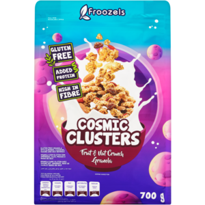 Froozels Cosmic Clusters Fruit & Nut Crunch Granola 700g