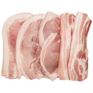 Frozen Pork Braai Chops Per kg