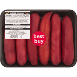 Frozen Smoked Russians Per KG