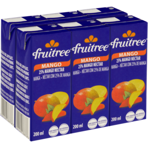 Fruitree 25% Mango Nectar Boxes 6 x 200ml