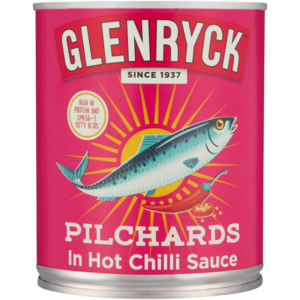 Glenryck Pilchards in Hot Chilli Sauce 215g