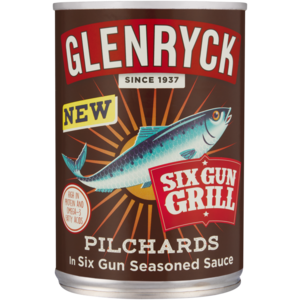 Glenryck Pilchards in Six Gun Seasoned Sauce 400g