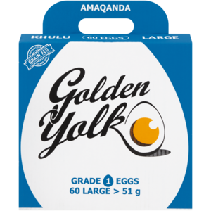 Golden Yolk Large Eggs 60 Pack