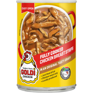 Goldi Chicken Chicken Breast Strips in Gravy 400g