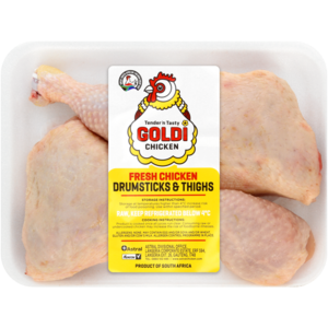 Goldi Chicken Fresh Drumsticks & Thighs Per kg