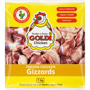 Goldi Chicken Frozen Chicken Gizzards 1kg