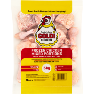 Goldi Chicken Frozen Chicken Mixed Portions with Brine-Based Mixture 5kg