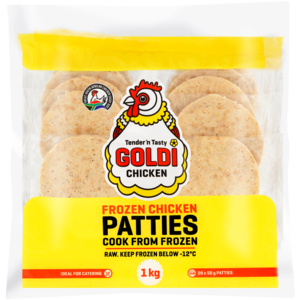 Goldi Chicken Frozen Chicken Patties 1kg