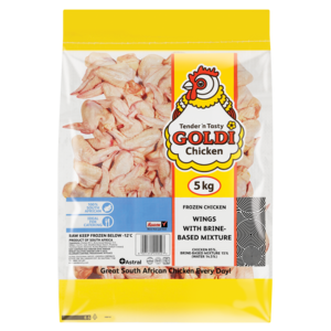 Goldi Chicken IQF Frozen Chicken Wings 5kg