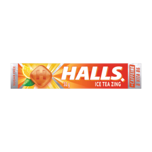 HALLS Ice Tea Zing Flavoured Lozenges 32g