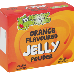 Happy Hippo Orange Flavoured Jelly Powder 80g