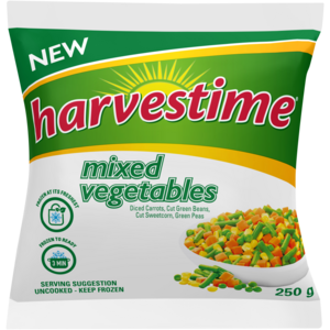 Harvestime Frozen Mixed Vegetables 250g