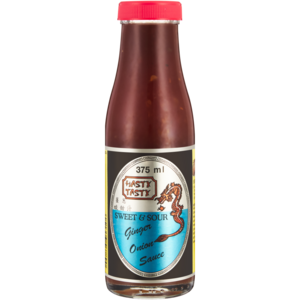Hasty Tasty Sweet & Sour Ginger Onion Sauce 375ml