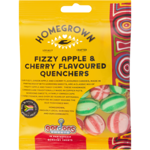 Homegrown Fizzy Apple & Cherry Flavoured Quenchers 85g
