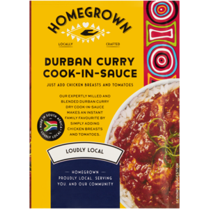 Homegrown Durban Curry Cook-In-Sauce 50g