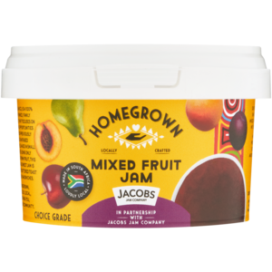 Homegrown Smooth Mixed Fruit Jam 300g