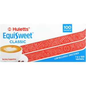 Huletts EquiSweet Classic Sweetener Sachets 100 x 1g
