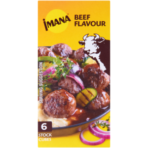 Imana Beef Flavour Stock Cubes 6 Pack