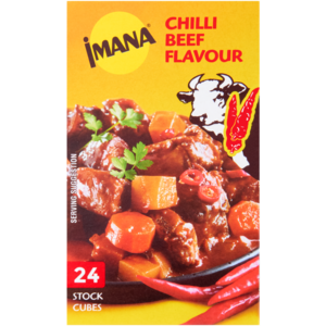 Imana Chilli Beef Flavour Stock Cubes 24 Pack