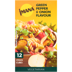 Imana Super Stock Green Pepper & Onion Flavoured Cubes 12 Pack