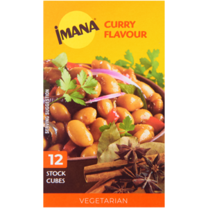 Imana Super Stock Curry Flavoured Cubes 12 Pack
