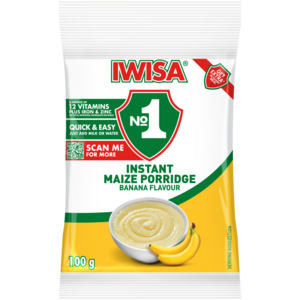 Iwisa No.1 Banana Flavour Instant Maize Porridge 100g