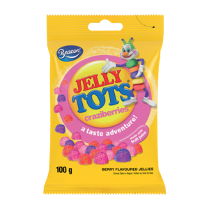 Jelly Tots Craziberries Soft Sweets 100g