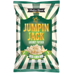 Jumpin Jack Cheese & Green Onion Flavoured Gourmet Popcorn 100g