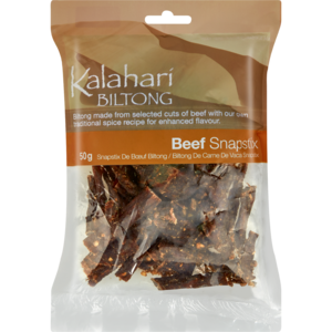 Kalahari Biltong Snapstix Beef Biltong 50g