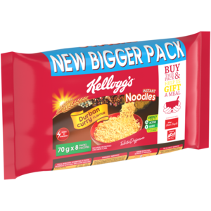 Kellogg's Durban Curry Flavoured Instant Noodles 8 x 70g