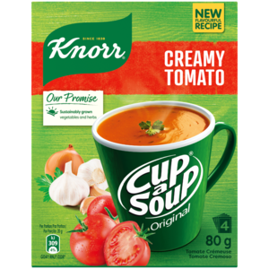 Knorr Cup-a-Soup Creamy Tomato Instant Soup 4 x 20g