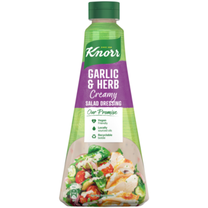 Knorr Creamy Garlic & Herb Salad Dressing 340ml