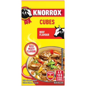 Knorrox Beef Flavoured Stock Cubes 6 x 10g