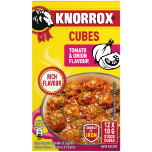 Knorrox Tomato & Onion Flavoured Stock Cubes 12 x 10g