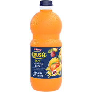 Krush 6 Fruits & 6 Vitamins 100% Fruit Juice Blend 1.5L